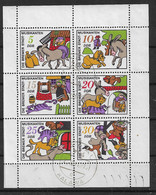 DDR Kleinbogen 1717-1722 O - Blocks & Sheetlets