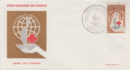 Enveloppe  FDC  1er  Jour   COTE  FRANCAISE  DES  SOMALIS    CROIX  ROUGE    1963 - Otros & Sin Clasificación