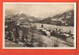 Delcampe - ZMG-29 Leysin En Hiver Et Le Pic Chaussy .  Soc. Graphique 4527 Circulé 1928? - Leysin