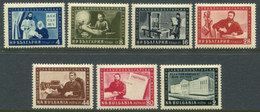 BULGARIA 1955 1100th Anniversary Of Cyrillic Alphabet MNH / ** .  Michel 950-56 - Unused Stamps