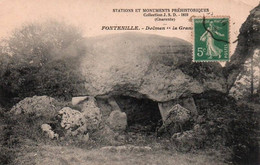 CPA - MEGALITHES - FONTENILLE - DOLMEN ... - Dolmen & Menhirs