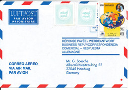 Bahrain Air Mail Cover Sent To Germany No Postmark On Stamps Or Cover - Bahreïn (1965-...)