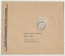 Liechtenstein // Franco 17/4/1936 Triesenberg - Postage Due