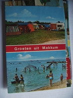 Nederland Holland Pays Bas Makkum Met Camping En Strand - Makkum