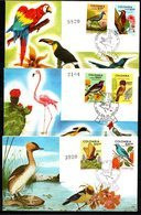 COLOMBIA- KOLUMBIEN - 1977.FDC/SPD.  BIRDS, SET X 3 COVERS - Colombia