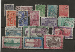 India, 1949, SG 309 - 324, Complete Set Of 16, Used (including 6p And 1R Watermark Variance) - Gebruikt