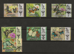 Malaysia - Pahang, 1971, SG  96 - 102, Complete Set, Used (except 1c, Mint Hinged, 2c MNH) - Pahang