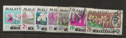 Malaysia - Johor, 1965, SG  166 - 172, Complete Set, MNH (1c,5c,6c), Mint Hinged, (2c) Used (10c,15c,20c) - Johore