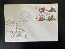 Cape Verde Cabo Verde 1991 Mi. 605 - 608 FDC Pêche Pesca Fishing Fischerei Fischfang Fish Fisch Poisson - Fische