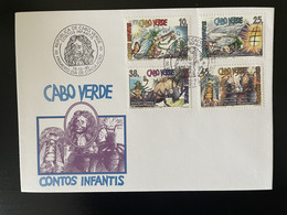 Cape Verde Cabo Verde 1995 Mi. 703 - 706 FDC Contos Infantis Jean De La Fontaine Contes - Märchen, Sagen & Legenden