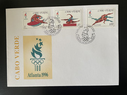 Cape Verde Cabo Verde 1996 Mi. 711 - 713 FDC Olympic Games Jeux Olympiques Atlanta Sport Olympia - Cape Verde