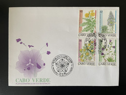 Cape Verde Cabo Verde 1996 Mi. 707 - 710 FDC Plantas Endemicas Plantes Endémiques Medicinal Plants Heilpflanzen - Cape Verde