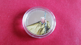 Republic Of Palau John Paul 2 -santo Subito - 1 Dollar 2007 Argent Neuf - Zonder Classificatie