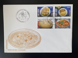 Cape Verde Cabo Verde 1998 Mi. 742 - 745 FDC Gastronomia Gastronomy Gastronomie Food Speisen - Alimentation