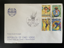 Cape Verde Cabo Verde 1992 Mi. 636 - 639 FDC Olympic Games Jeux Olympiques Olympia Barcelona Sport - Zomer 1992: Barcelona