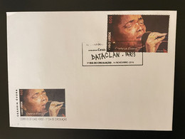 Cape Kap Verde Cabo Verde 2016 Mi. 1046 FDC Césaria Evora Bataclan Paris Music Musique Musik - Kaapverdische Eilanden