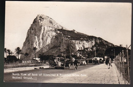 CP : North View Of Rock Of Gibraltar  & Frontier Gates From   Petite Pliure - Gibilterra