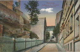 CPA - Pirmasens  - Kaffeegasse, Mit Ehemalige Felsenwohnungen - Pirmasens