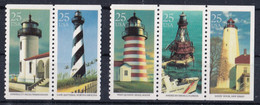 USA  Set Of Five /  Nrs 1896 - 00 / Vuurtoren - Faro - Otros & Sin Clasificación