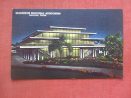 Night View Municipal Auditorium   - Florida > Bradenton        Ref 4848 - Bradenton
