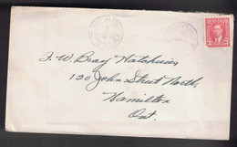 CANADA Scott # 233 On Cover - Henryville QUE Cancel To Hamilton Ontario - Enveloppes Commémoratives