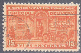 UNITED STATES     SCOTT NO  E16   USED    YEAR  1927  PERF  11X 10.5 - Special Delivery, Registration & Certified