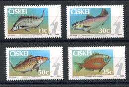 RC 20890 CISKEI N° 70 / 73 SPORT FISHING PECHE SPORTIVE POISSONS NEUF ** MNH TB - Ciskei