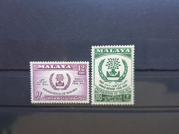 (ti) (MALAYA13) MALAYA MALAYSIA MALAISIE 1960 NEUFS ** MNH World Refugee Year - Federation Of Malaya