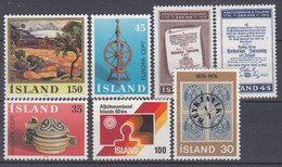 ++G2322. Iceland 1976. Year Set. Michel 513-19. MNH(**) - Años Completos