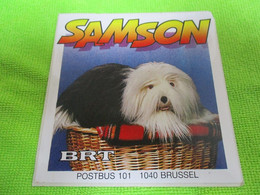 AUTOCOLLANT DE TV BRT BELGIQUE SAMSON BRUSSEL N°3 - Pegatinas