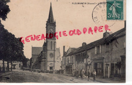 87- PLEUMARTIN - L' EGLISE - BOULANGERIE  1910   - VIENNE - Pleumartin