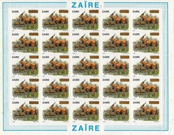 1454** (500NZ/1,50NZ) - NON EMIS / NIET UITGEGEVEN (feuille De 25/ Vel Van 25) - ZAÏRE - Unused Stamps