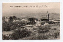 - CPA LIMONEST (69) - Vue Prise De La Route De Poleymieux 1907 - Edition Farges 1827 - - Limonest