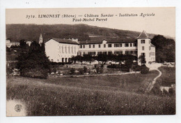 - CPA LIMONEST (69) - Château Sandar 1922 - Institution Agricole Paul-Michel Perret - Edition FARGES 3752 - - Limonest