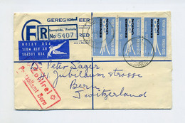 1965 Südafrika Luftpost Einschreiben Airmail Registered Letter MeF 50.Jahrestag 1 Sh 6p Mi 271 (3x) - Andere & Zonder Classificatie