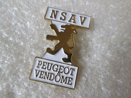 PIN'S     LOGO   PEUGEOT   VENDOME   N S A V - Peugeot