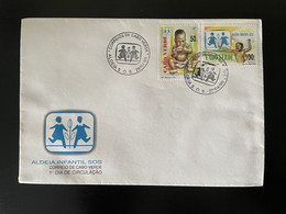 Cape Kap Verde Cabo Verde 2000 Mi. 771 - 772 FDC Aldeia Infantil SOS Villages D'enfants Kinderdorf - Cap Vert