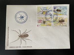 Cape Kap Verde Cabo Verde 2001 Mi. 788 - 791 FDC Aranha Spider Spinnen Araignées Insects Insectes Insekten - Islas De Cabo Verde