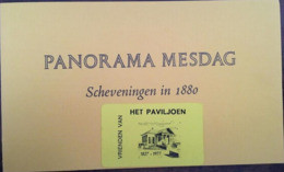 Art-Tableau, Dépliant Du PANORAMA MESDAG (Scheveningen In 1880) Par HW Mesdag Et Publicité Het Paviljoen, Pays-Bas - Otros