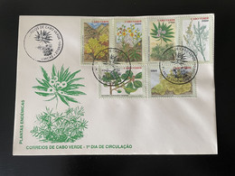 Cape Kap Verde Cabo Verde 2001 Mi. 795 - 800 FDC Plantas Endemicas Plantes Pflanzen Plants - Isola Di Capo Verde