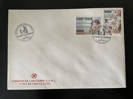 Cape Kap Verde Cabo Verde 2003 Mi. 842 - 843 FDC Papa Joao Paulo II Pope Papst Pape John Johannes Paul - Cap Vert