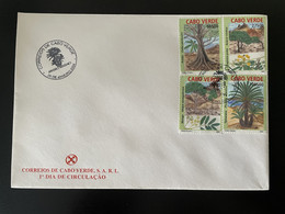 Cape Kap Verde Cabo Verde 2004 Mi. 845 - 848 FDC Arvores Bäume Trees Arbres - Cap Vert