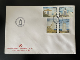 Cape Kap Verde Cabo Verde 2004 Mi. 855 - 858 FDC Farois Farol Phare Leuchtturm Lighthouse - Vuurtorens