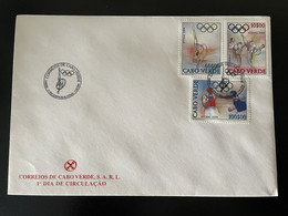 Cape Kap Verde Cabo Verde 2004 Mi. 852 - 854 FDC Athenes Athens Jeux Olympiques Olympic Games Olympia Athen Atenas Jogos - Ete 2004: Athènes