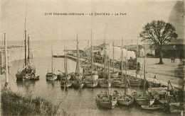 Ile D'oléron * Le Château * Le Port * Gare Le Train Tram Tramway * Ligne Chemin De Fer Charente Maritime - Ile D'Oléron