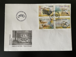 Cape Kap Verde Cabo Verde 2006 Mi. 881 - 884 FDC Patrimonio Cultural Subaquatico Meer Mer Sea - Cap Vert