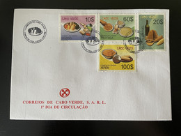 Cape Kap Verde Cabo Verde 2008 Mi. 926 - 929 FDC Comidas De Cinza Küche Gastronomie Gastronomy Food - Kaapverdische Eilanden