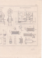 CHEMINS DE FER ,TENDERS STE LATIGUE RAILWAY ,SOUFFLEURS APPLEBY,TRACTION STEVENS;AVANT TRAIN OURY,REF 70832 - Other Plans