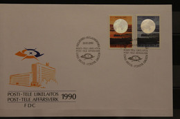 Finnland, Hologramm Telecommunication 1990, FDC - Holograms