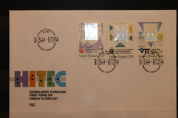 Finnland, Hologramm Finnische Technologie 1992, FDC - Hologrammen